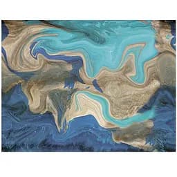 Самоклеящаяся виниловая плитка набор (6 рулонов) 3600х2800х2мм Голубой SW-00001449