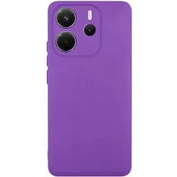 Чохол Lakshmi Silicone Cover Full Camera (AA) для Xiaomi Redmi Note 14 4G (Int. version) Фіолетовий / Purple