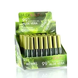 Блеск для губ HUDABEAUTY Christian Soothing Gel Aloe Vera 99 увлажняющий проявляется 9003
