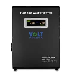 Гібридний ДБЖ/інвертор Volt Polska SINUS PRO 1000 W 12/230V 700/1000W (3SP100012W) - мініатюра 2