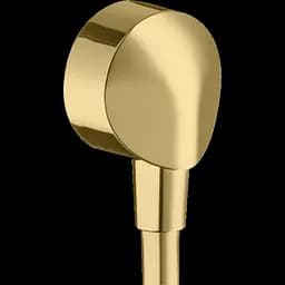 Шлангове під'єднання Hansgrohe FixFit E без зворотного клапана Polished Gold Optic 27454990, Золотий