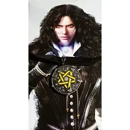 Намисто-чокер з медальйоном чаклунки Йенніфер Yennefer Відьмак 3 Дике полювання The Witcher TW 21.6 - мініатюра 2