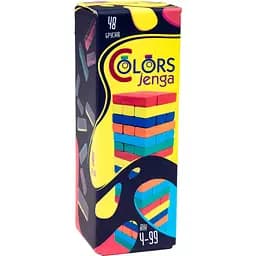Настольная игра Strateg Colors Jenga 48 брусков (30717)