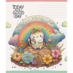 Тетрадь ученическая Школярик Аnime cats, в клеточку, 12 листов, ВД-лак, 30 шт. (012-3238K)