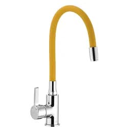 Смеситель для кухни с гибким силиконовым сливом Ibergrif M22112-4 (IB0070)