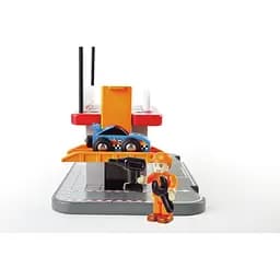 Автотрек Hape Гоночна траса та станція (E3734) - мініатюра 2