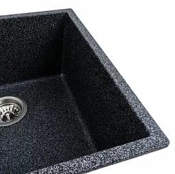 Кухонна мийка Platinum 4040 RUBA матовий Графіт (SP000040835) - мініатюра 4