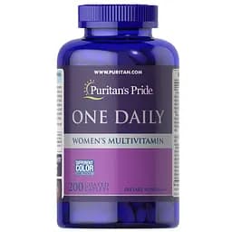 Щоденні вітаміни для жінок Puritans Pride One Daily Women's Multivitamin 200 капсул