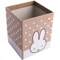 Стакан для письмового приладдя Yes Miffy картон 8х8х10 см бежевий (708335) - мініатюра 2