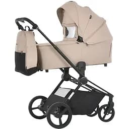 Дитяча універсальна коляска-книжка 2 в 1 El Camino ME 1091-1 Persona Pearl Beige з реверсивним блоком і капюшоном XXL