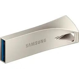 USB флеш-накопичувач Samsung Bar Plus 256GB USB-A 3.1 Champagne Silver (MUF-256BE3/APC) [124847] - мініатюра 3