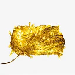 Новогодняя гирлянда GarlandoPro 18 м 180 LED белый провод Желтый свет W180LED18MWY