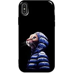 Чохол-накладка Toto Pure TPU 2 mm Print Case Apple iPhone XS Max #76 Catcoat Black