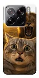 Чохол Demsky Shocked cat and lion для Xiaomi 15 Pro