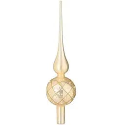 Елочная верхушка House of Seasons стеклянная 31 см золотая (8718861980912_2)