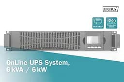 Джерело безперебійного живлення Assmann UPS ONLINE 6KVA/ 6KW DN-170106 Black