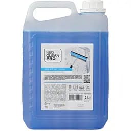 Засіб для миття скляних і дзеркальних поверхонь NeoCleanPro Кришталева свіжість, каністра, 5 л
