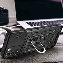 Панель BeCover Military для Samsung Galaxy S21 FE SM-G990 Black (707364) - мініатюра 4