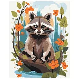 Картина по номерам "Забавный полоскунчик" 11596-AC 40х50 см