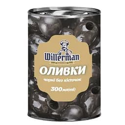 Маслини чорні Willerman б/к 300 мл