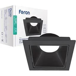 Светильник точечный Feron DL8310 MR16/G5.3 графит квадрат поворотный (40038)