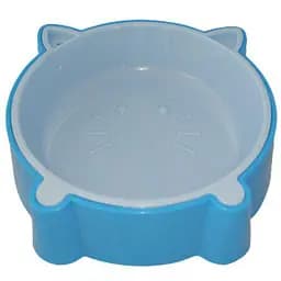 Пластиковая миска AnimAll для кошек S, 200 мл, голубая