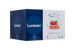 Набір контейнерів Luminarc Pure Box Active 820 мл + 1220 мл (P5505) - мініатюра 4