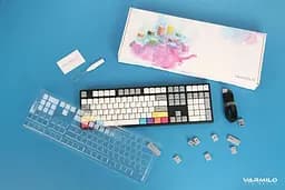 Клавіатура Varmilo APT108 CMYK C-TK Red WL/USB-A White Led (A93A024D4A5A17A007) - мініатюра 5