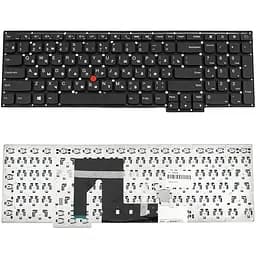 Клавіатура для ноутбука LENOVO (ThinkPad: S531, S540) rus, black, без фрейма - мініатюра 2