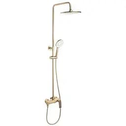 Душова система Rea Avalon brushed gold з виливом REA-P2400, Золотий