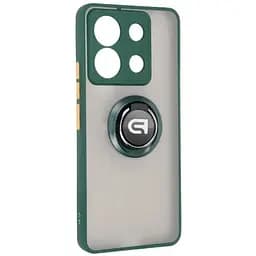 Чохол до мобільного телефона Armorstandart Frosted Matte Ring Xiaomi Redmi Note 13 Pro 5G / Poco X6 5G Dark Green (ARM72725)