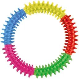 Игрушка для собак TatraPet Dental Gum кольцо с шипами резиновое 15 см