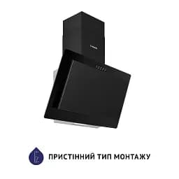 Витяжка декоративна похила Minola HDN 6124 BL LED - мініатюра 2