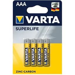 Батарейка Varta ЦБ-00171508 Superlife Zinc-Carbon R03 1 шт.
