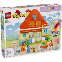 Конструктор LEGO DUPLO Bluey Родинний дім Блуї із грою на запамʼятовування 83 деталі (10459)