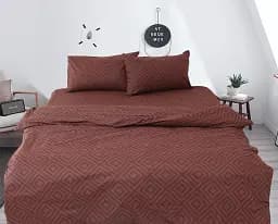 Комплект постельного белья TAG Tekstil R128Brown Евро