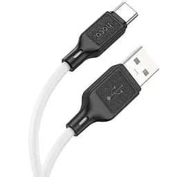 Кабель Hoco X90 силиконовый USB-с 1м белый 6931474788450