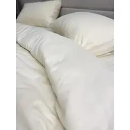Комплект постільної білизни Ecotton Cream Yellow півтораспальний полісатин кремово-жовтий (25360) - мініатюра 3