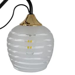 Люстра стельова Brille класична E27 60W BK (LK-676C/3) - мініатюра 2