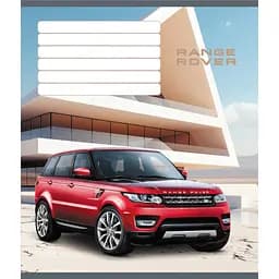 Тетрадь ученическая "Люкс авто" Leader 036-580068L-5 в линию, 36 листов