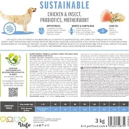 Сухий корм Brit Care Dog Sustainable Adult Large Breed для собак великих порід, з куркою та комахами, 1 кг - мініатюра 6