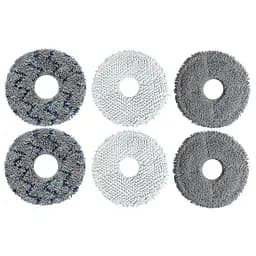 Набір мікрофібрових ганчірок для робот-пилососа Xiaomi Dreame Bot L20 Ultra White ( RLX41CE ) / L30 Ultra / 6 шт.