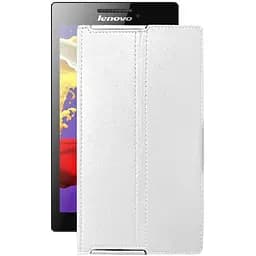 Чехол StatusCASE из экокожи для планшета Lenovo Tab 2 A7-10 Белый