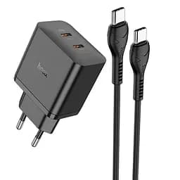 МЗП Hoco N35 Streamer PD45W (2C) + Type-C to Type-C Black