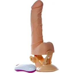 Реалистичный вибратор Boss Series Mr. Perfect Vibration 24 см телесный