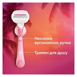Змінні картриджі для гоління Gillette Venus Pro Comfortglide Sugarberry Scented жіночі 3 шт. - мініатюра 4