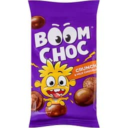 Драже Boom Choc з рисовими кульками у молочному шоколаді 30 г (672604)