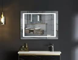 Дзеркало Mixxus Style MR03-70x50 (годинник, LED-підсвічування, антизапотівання) (MI6006) - мініатюра 3