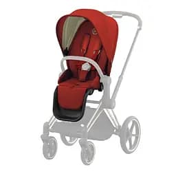 Комплект текстилю для прогулянкового блоку Cybex Priam Autumn Gold, бордовий (521002405)
