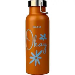 Термобутылка Magio MG-1041O нержавеющая сталь 500 мл оранжевая (1041OМG)